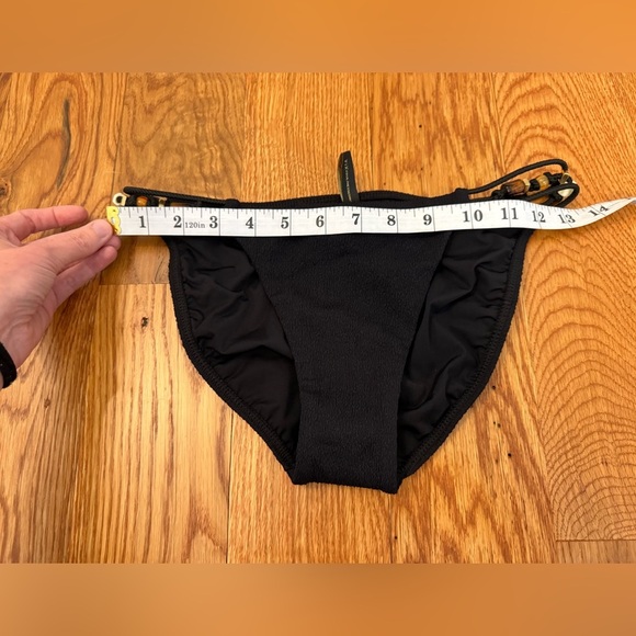 ViX Swimwear Paula Hermanny Black Bikini Bottoms with Beading Size M - Picture 10 of 10
